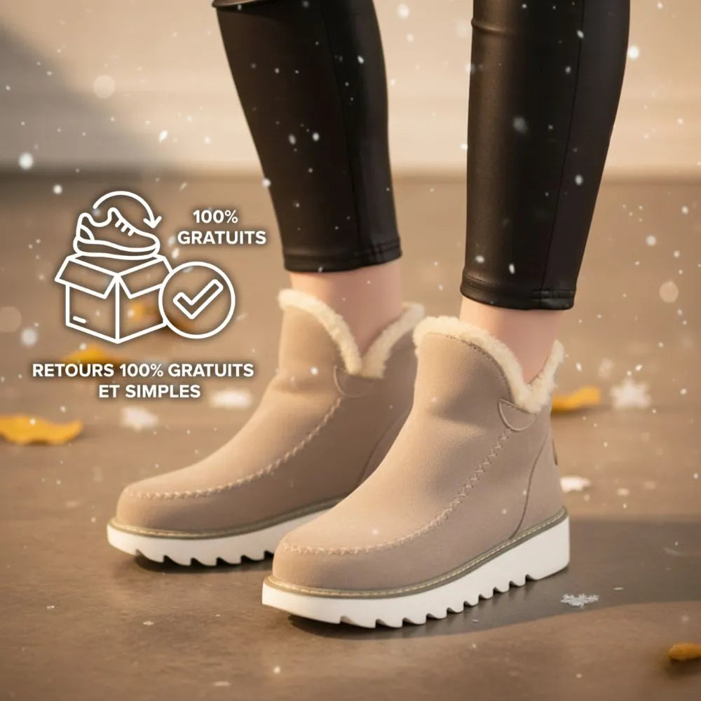 Botines de Gamuza Antideslizantes para Mujer – Comodidad y Estilo Inigualables
