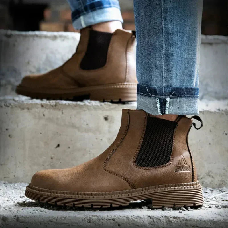 Botas de Seguridad Impermeables con Punta de Acero – Protección y Comodidad en Todo Terreno