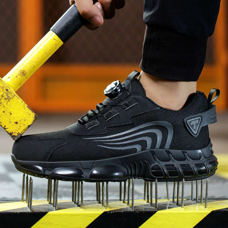Tenis de Seguridad con Sistema de Ajuste Giratorio – Protección y Comodidad Todo el Día