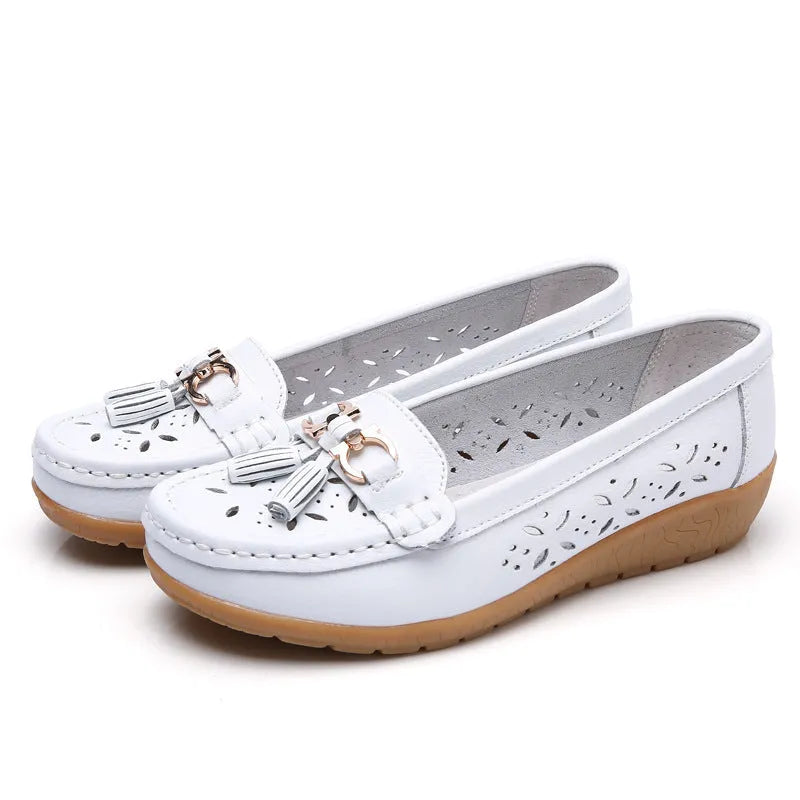 Mocasines de Cuero para Mujer – Comodidad Absoluta y Elegancia Garantizada