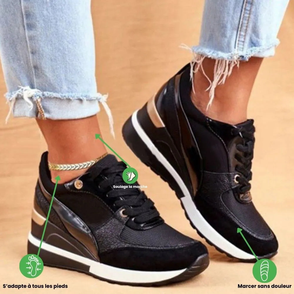Tenis Ortopédicos con Plataforma para Mujer – Elegancia Moderna y Comodidad Superior