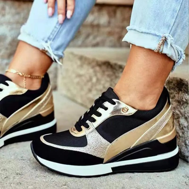 Tenis Ortopédicos con Plataforma para Mujer – Elegancia Moderna y Comodidad Superior