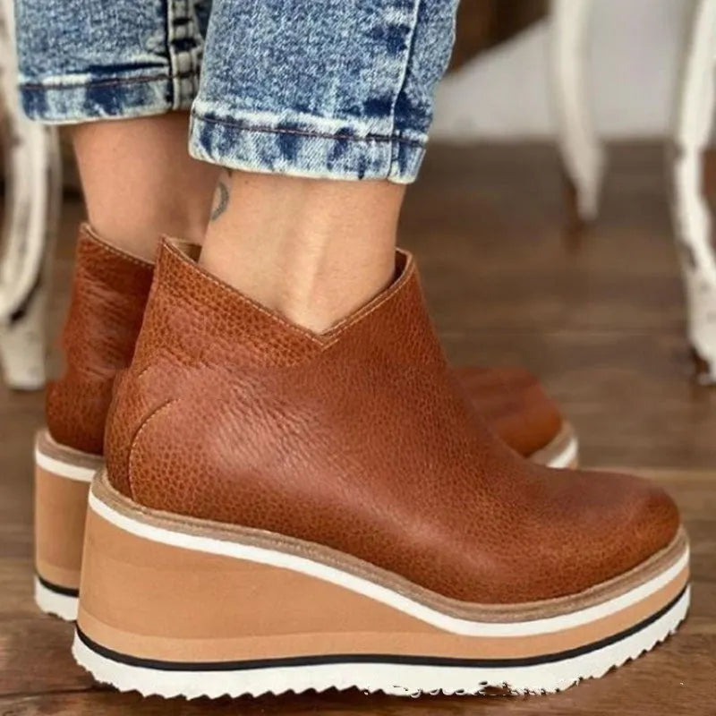 Botines con Plataforma para Mujer – Elegancia y Comodidad para Realzar Cada Paso
