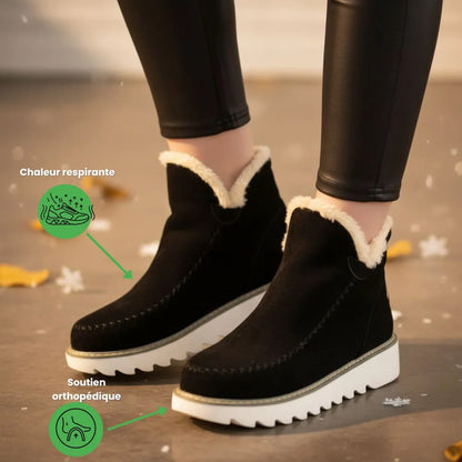 Botines de Gamuza Antideslizantes para Mujer – Comodidad y Estilo Inigualables