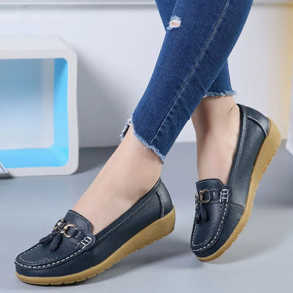 Mocasines de Cuero para Mujer – Comodidad Absoluta y Elegancia Garantizada