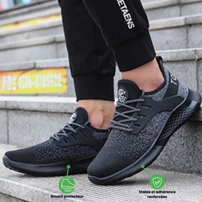Tenis de Seguridad para Hombre con Punta de Acero – Transpirables y Resistentes