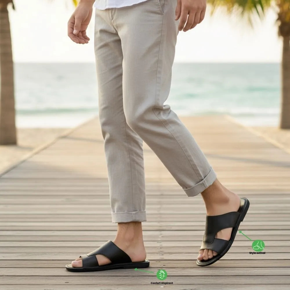 Sandalias de Cuero para Hombre – Descubre Lujo y Bienestar en Cada Paso