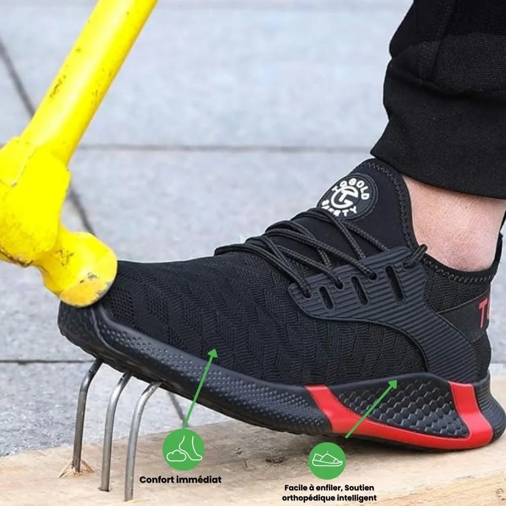 Tenis de Seguridad para Hombre con Punta de Acero – Transpirables y Resistentes